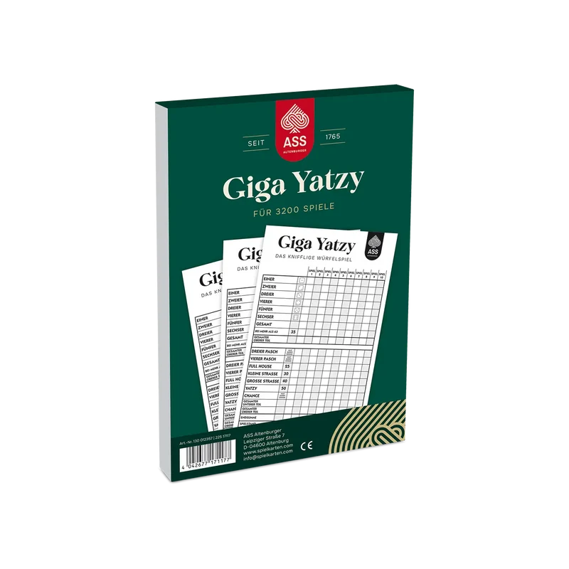Giga Yatzy Block, deutsch