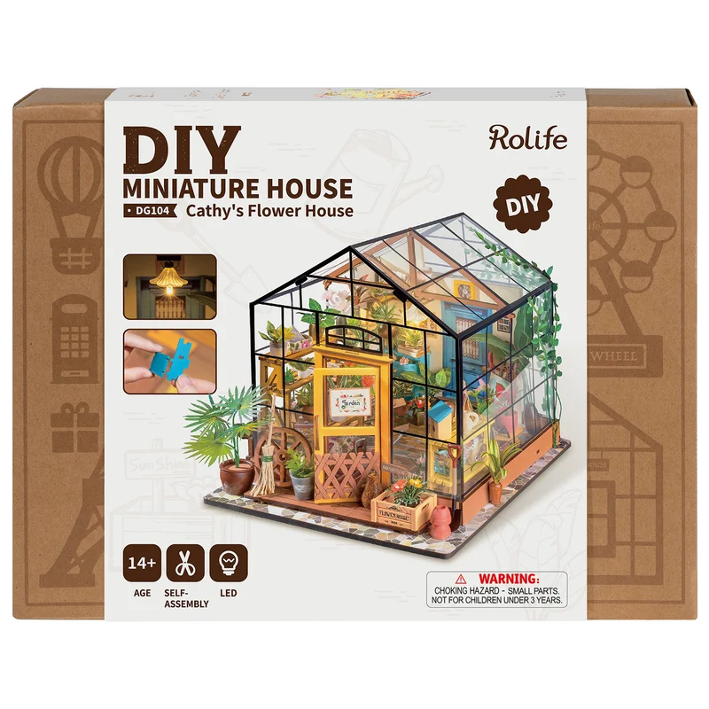 Robotime Cathy's Flower House DG104