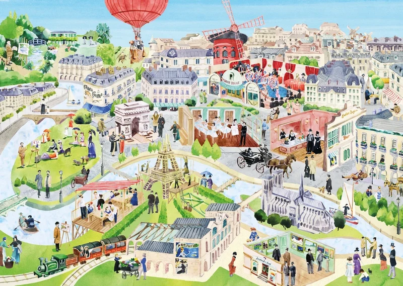PFG The Story of Impressionism (500pcs) (Usage/Used - PUZZLES FOR GOOD)