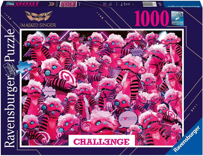 PFG Ravensburger Challenge - Monster (1000pcs) (Usage/Used - PUZZLES FOR GOOD)