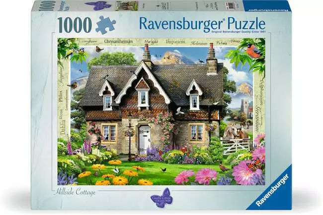 PFG Ravensburger Country Cottage Collection No 15 - Hillside Cottage (1000pcs) (Usage/Used - PUZZLES FOR GOOD)