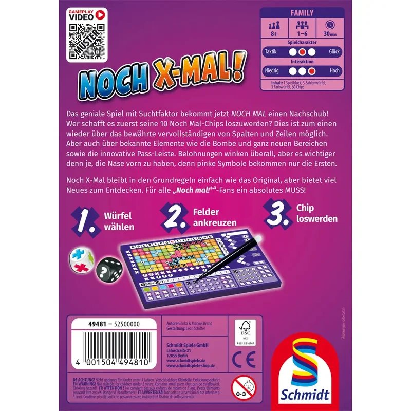 Noch X-Mal!, deutsch