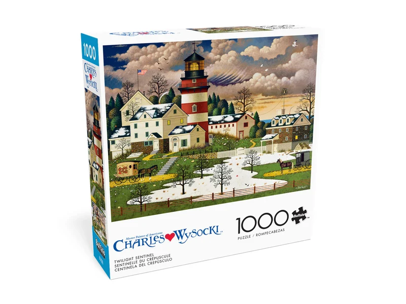 PFG Twilight Sentinel, Charles Wysocki (1000pcs) (Usage/Used - PUZZLES FOR GOOD)