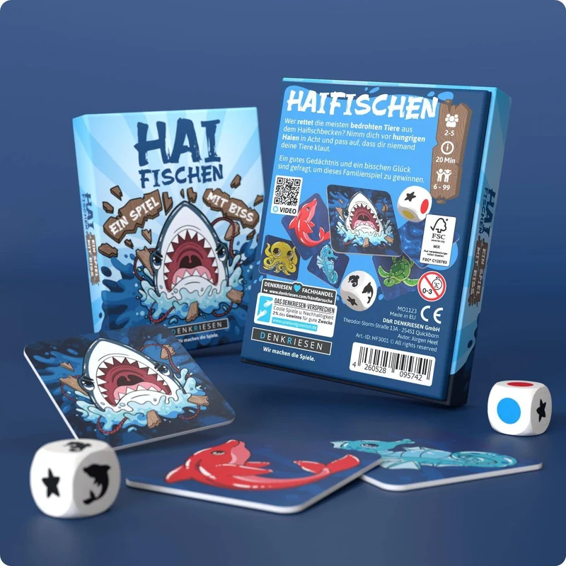 Haifischen, deutsch