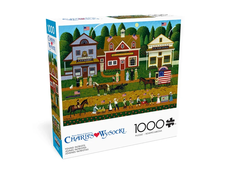 PFG Young Patriots, Charles Wysocki (1000pcs) (Usage/Used - PUZZLES FOR GOOD)
