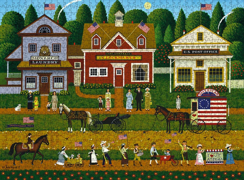 PFG Young Patriots, Charles Wysocki (1000pcs) (Usage/Used - PUZZLES FOR GOOD)