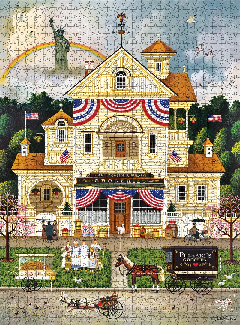 Lady Liberty's Independence Day, Charles Wysocki (1000pcs)