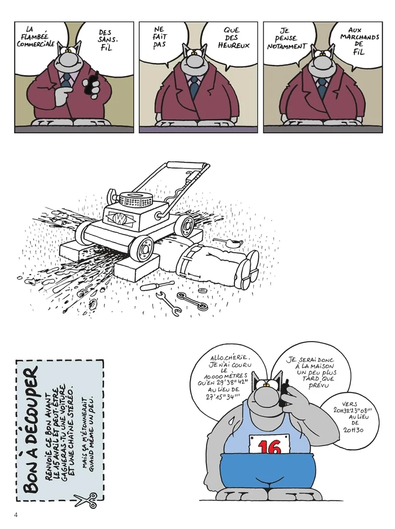 Philippe Geluck – Le Chat est content – Tome 10
