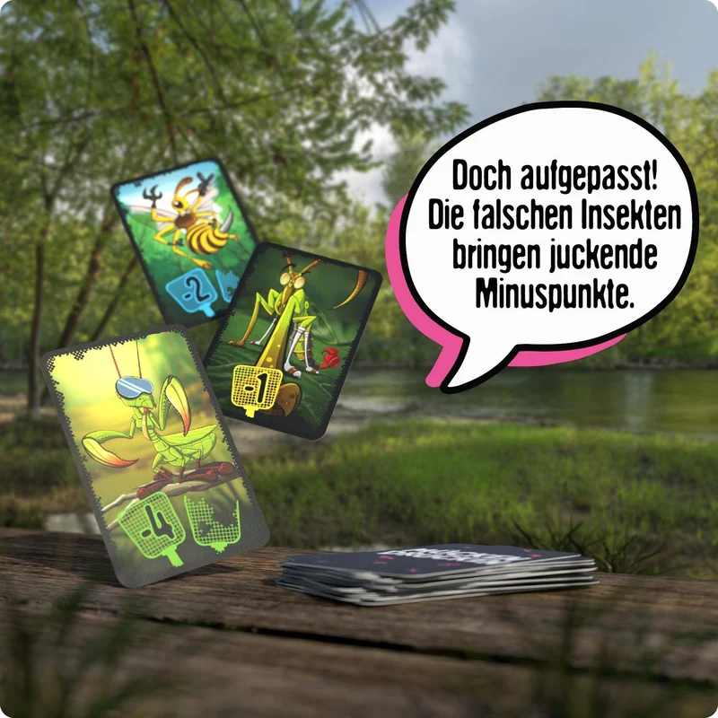 Mücken Drücken, deutsch