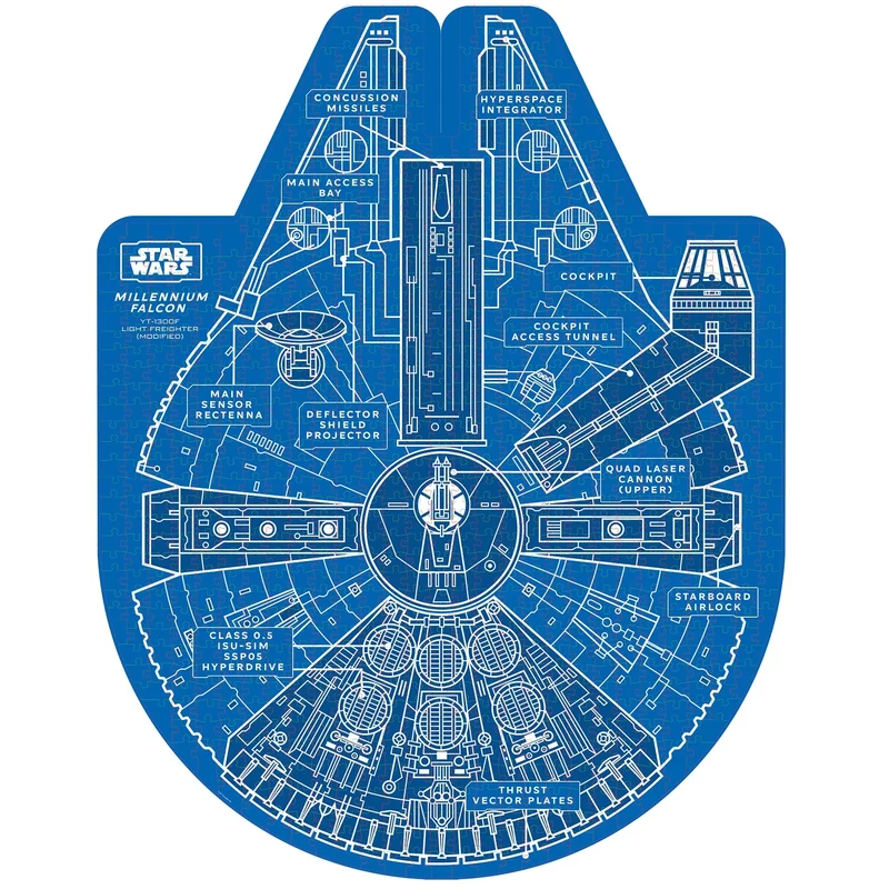 Star Wars - Millennium Falcon (1000pcs) (Double-Sided)