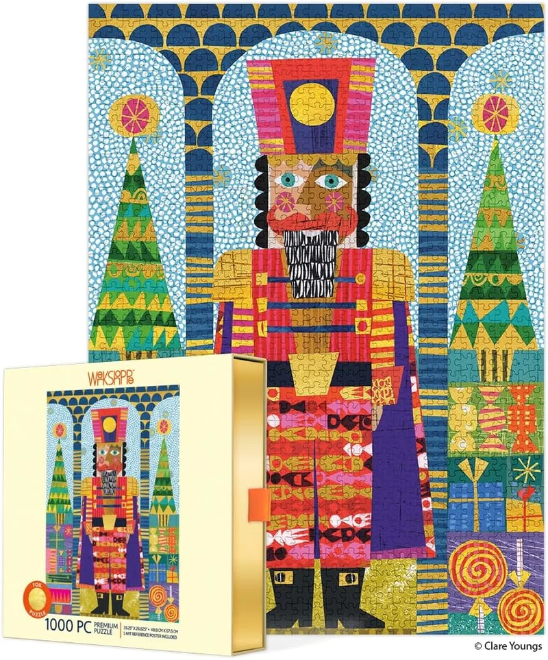 Festive Nutcracker (1000pcs) (FOIL)