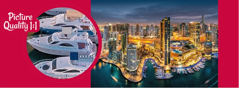 PFG Dubai Marina (1000pcs) (Usage/Used - PUZZLES FOR GOOD)