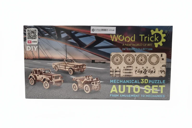 Wood Trick - Auto Set – 3D Holzbausatz