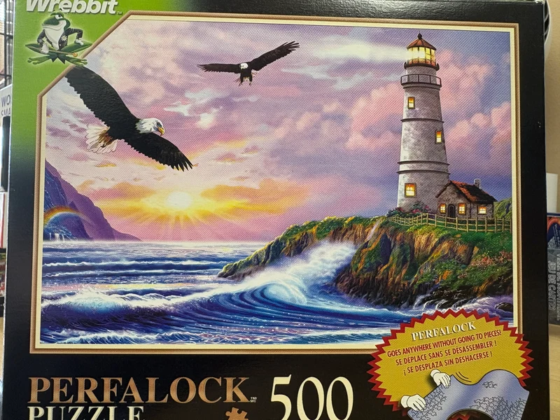 PFG Eagle Sunrise Lighthouse 2 (Usage/Used - PUZZLES FOR GOOD)