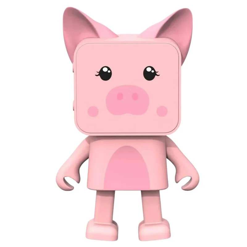 Tragbarer tanzender Lautsprecher – Schweinchen