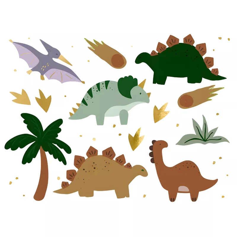 Abwaschbare Tattoos – Dinosaurier