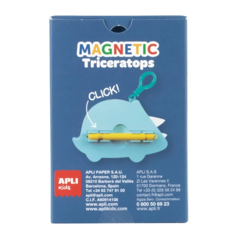 Kleine Magnettafel – Triceratops-Dinosaurier