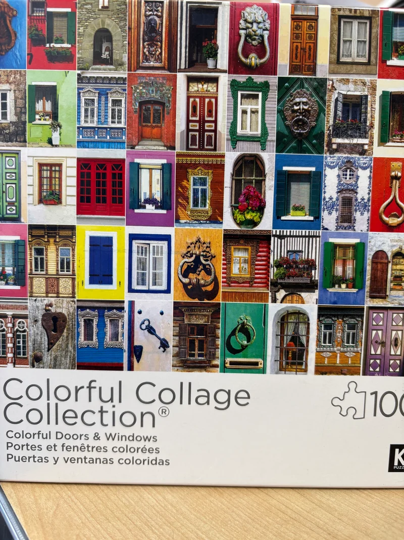 PFG Colorful Collage Collection - Colorful Doors & Windows (Usage/Used - PUZZLES FOR GOOD)