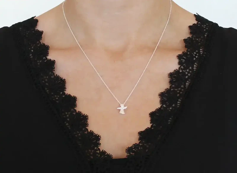 Kettenanhänger Schutzengel mini mit Kette