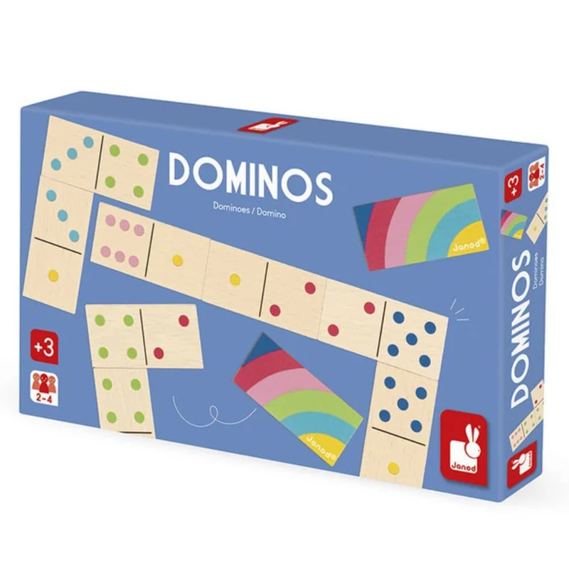Holz-Logikspiel – Domino 3+