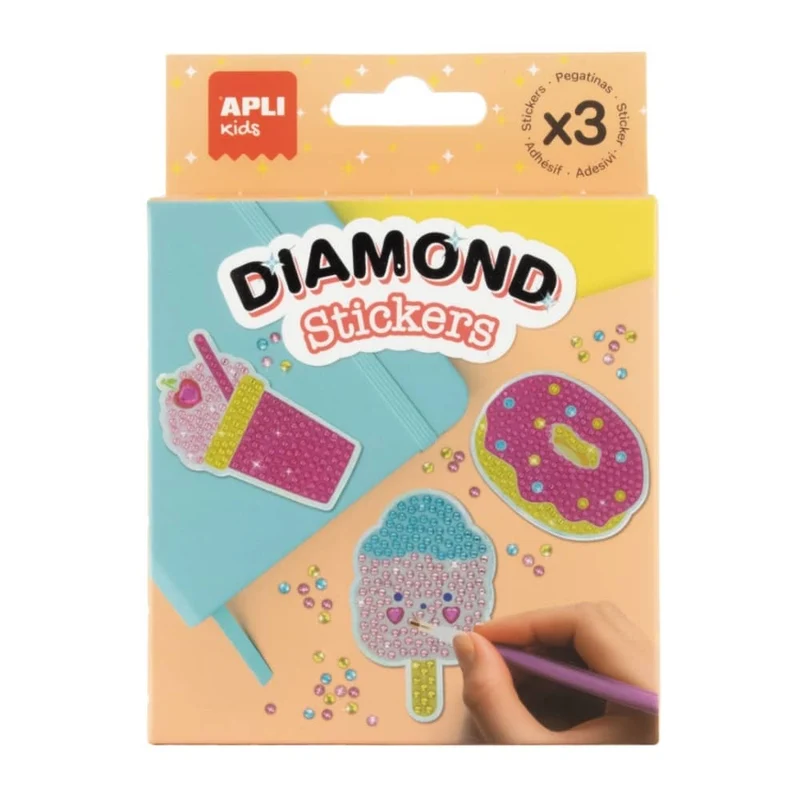 DIY-Diamantaufkleber – Eiscreme