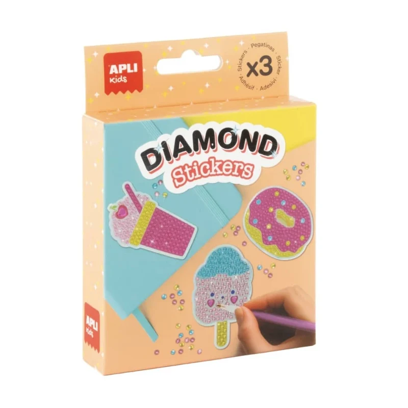 DIY-Diamantaufkleber – Eiscreme