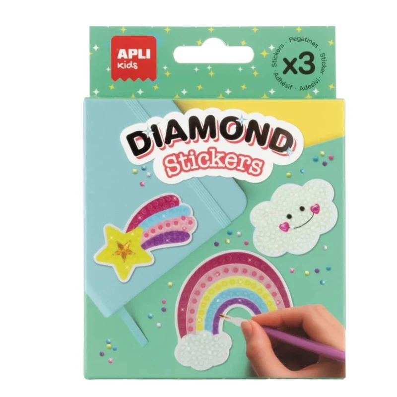 DIY-Diamantaufkleber – Regenbogen