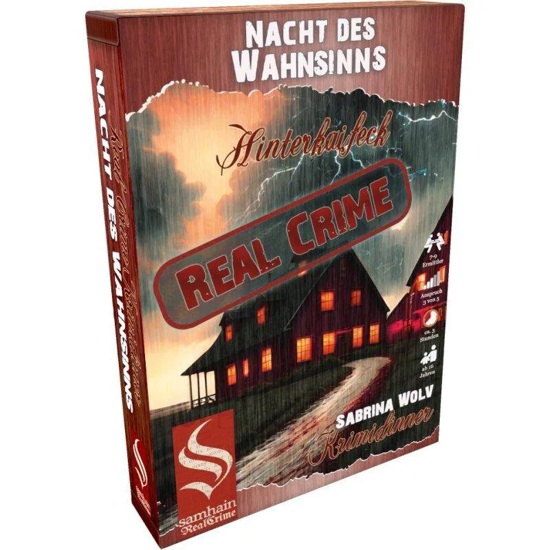 Nacht des Wahnsinns - Real Crime Dinner, deutsch