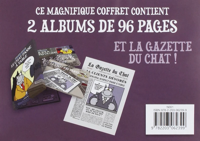 Philippe Geluck – Le Chat passe à table - Coffret 2 volumes