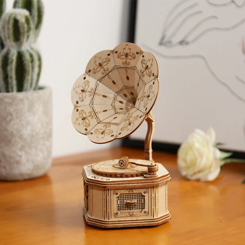Robotime Gramophone TG408