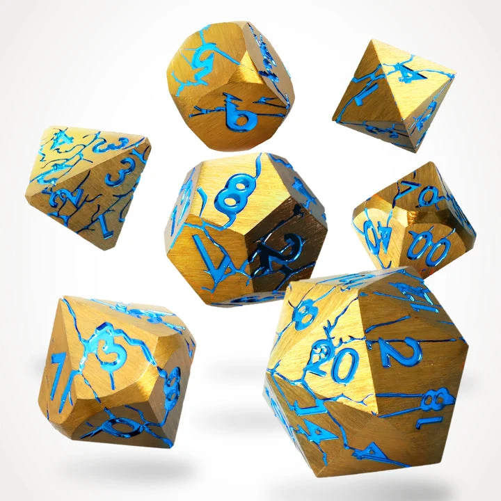 Sundered Spells - Metall-Würfelset RPG, -