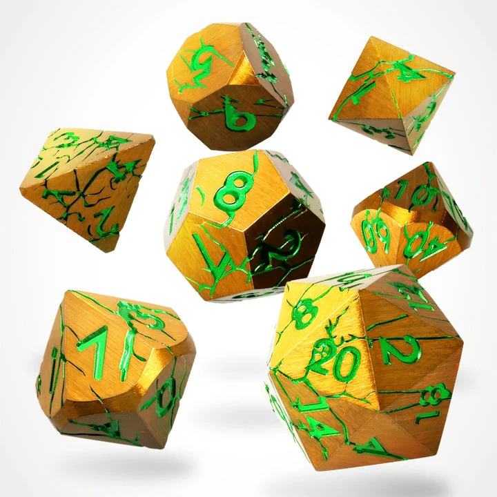 Gorgon Gaze - Metall-Würfelset RPG, -