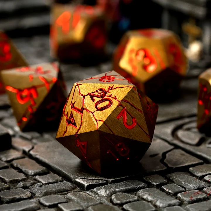 Rage Within - Metall-Würfelset RPG