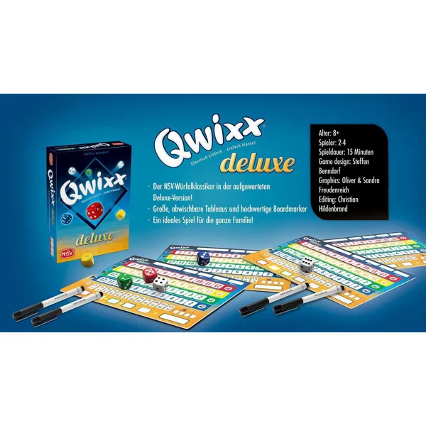 Qwixx Deluxe (2026), deutsch