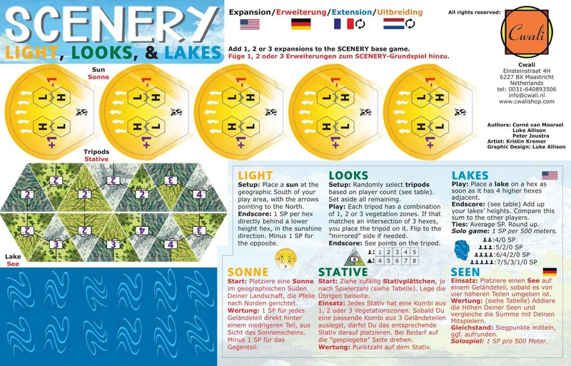 Light, Looks & Lakes - Scenery, deutsch (Erw.)