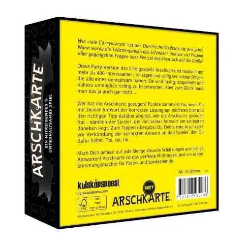 Arschkarte - Party-Edition, deutsch