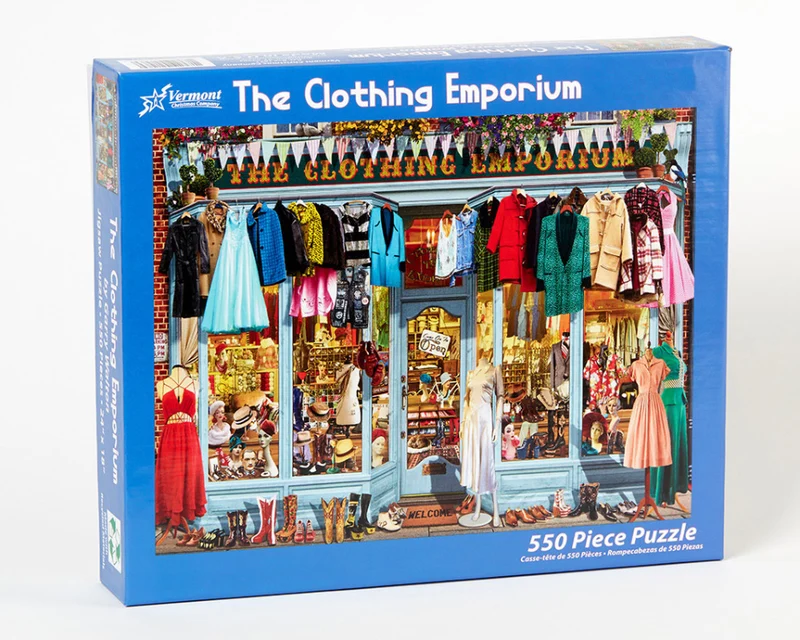 PFG The Clothing Emporium, Garry Walton (550pcs) (Usage/Used - PUZZLES FOR GOOD)