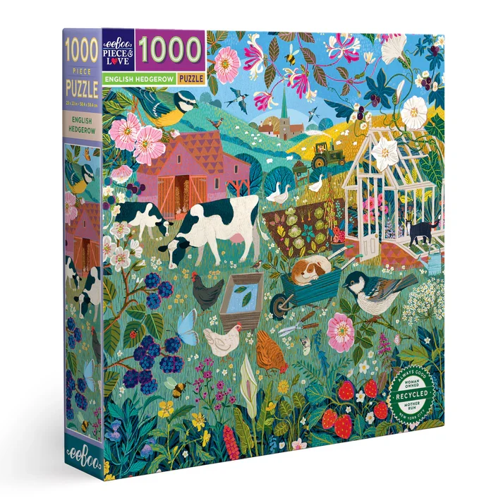 PFG English Hedgerow, Victoria Ball (1000pcs) (Usage/Used - PUZZLES FOR GOOD)