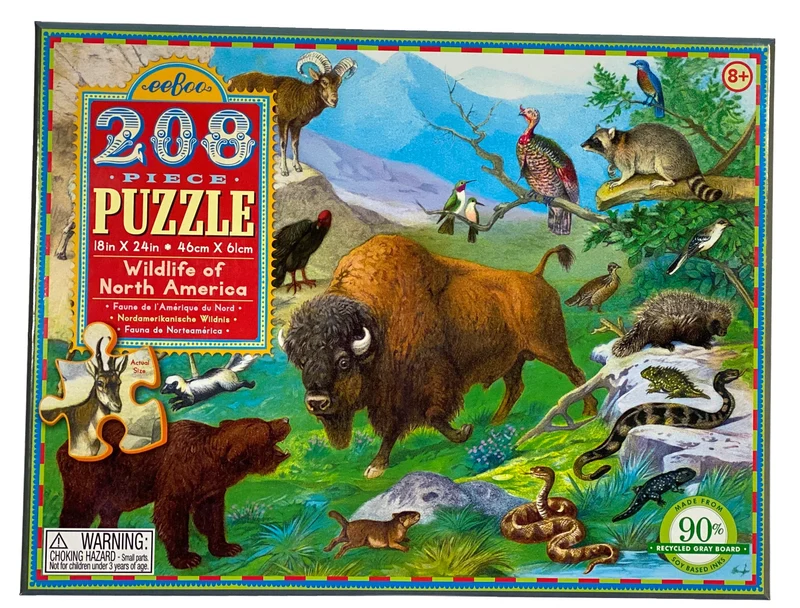PFG Wildlife of North America (208pcs) (Usage/Used - PUZZLES FOR GOOD)
