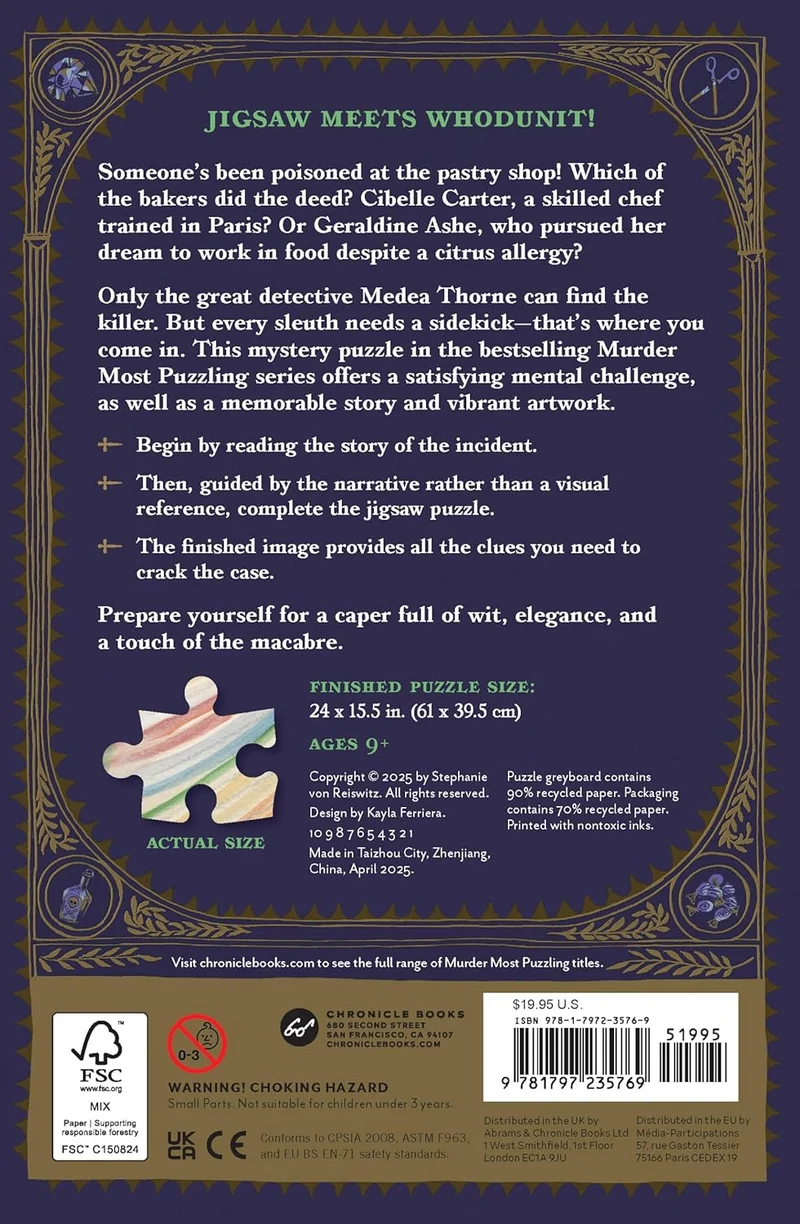 DMG Murder Most Puzzling: Poisoned Patisserie (500pcs) (DAMAGED BOX)