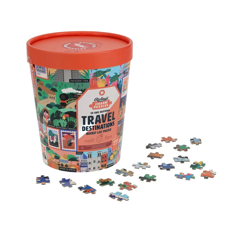 DMG Bucket List - 50 Awe-Inspiring Travel Destinations (1000pcs) (DAMAGED BOX)