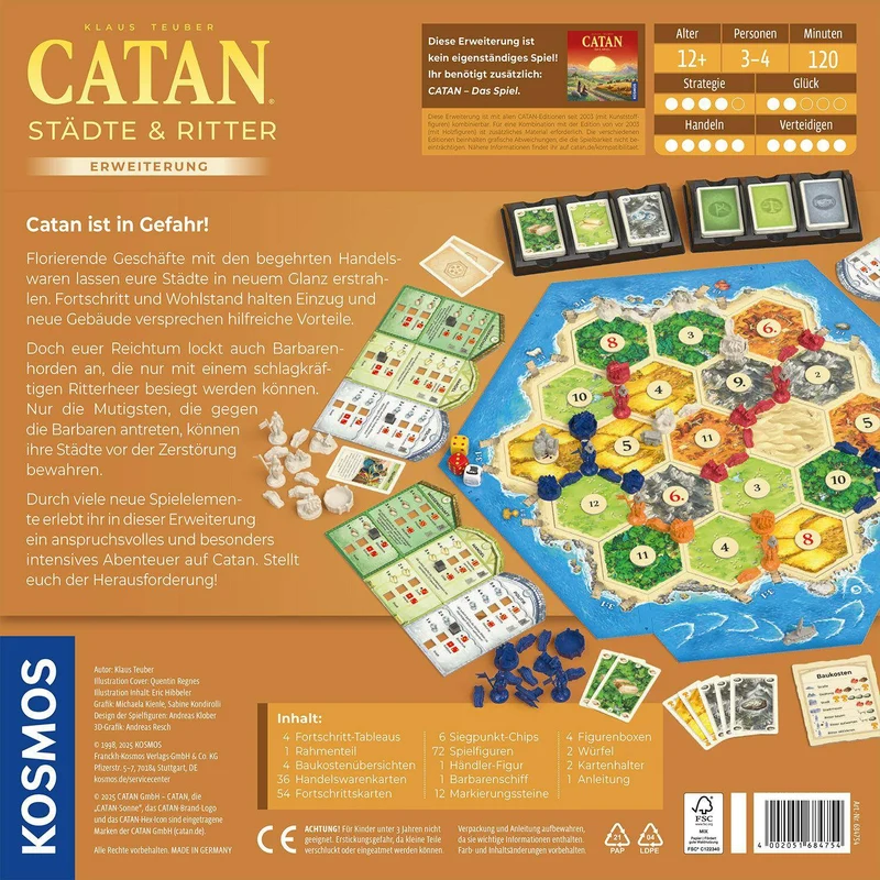 Städte & Ritter (2025) - Catan - Das Spiel, deutsch (Erw.)