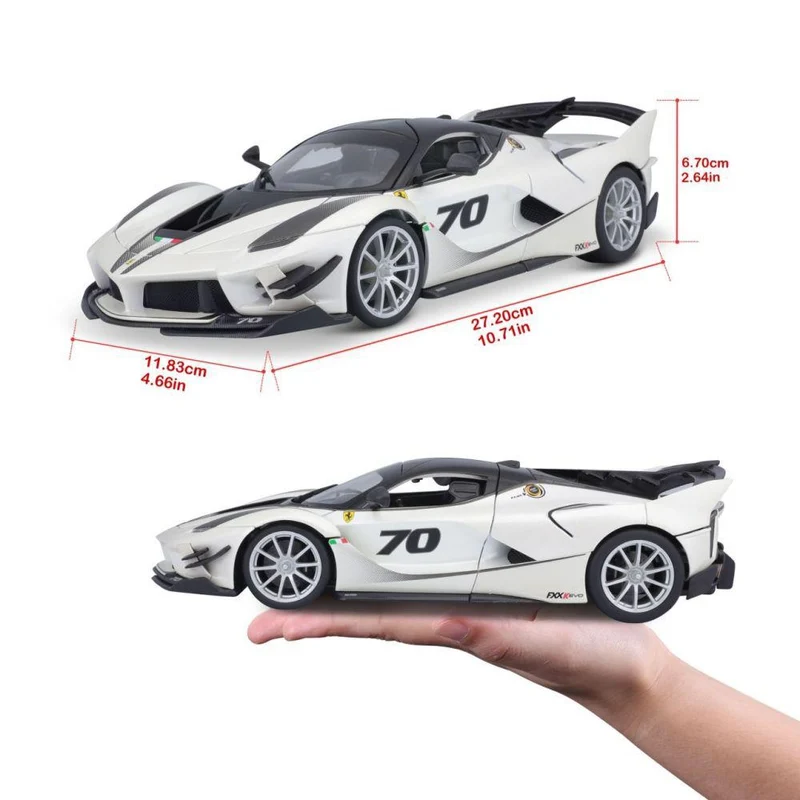 Ferrari R&P FXX-K EVO, 1:18, weiss