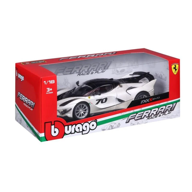 Ferrari R&P FXX-K EVO, 1:18, weiss