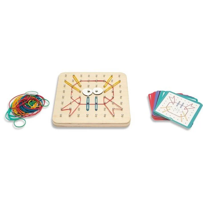 Holz-Manipulationstafel – Geoplan