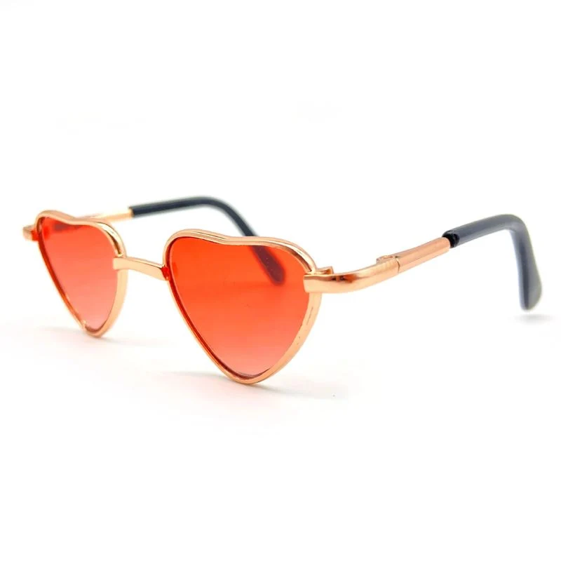 Herzförmige Brille für Alpakas – Red