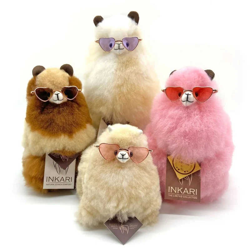 Herzförmige Brille für Alpakas – Red