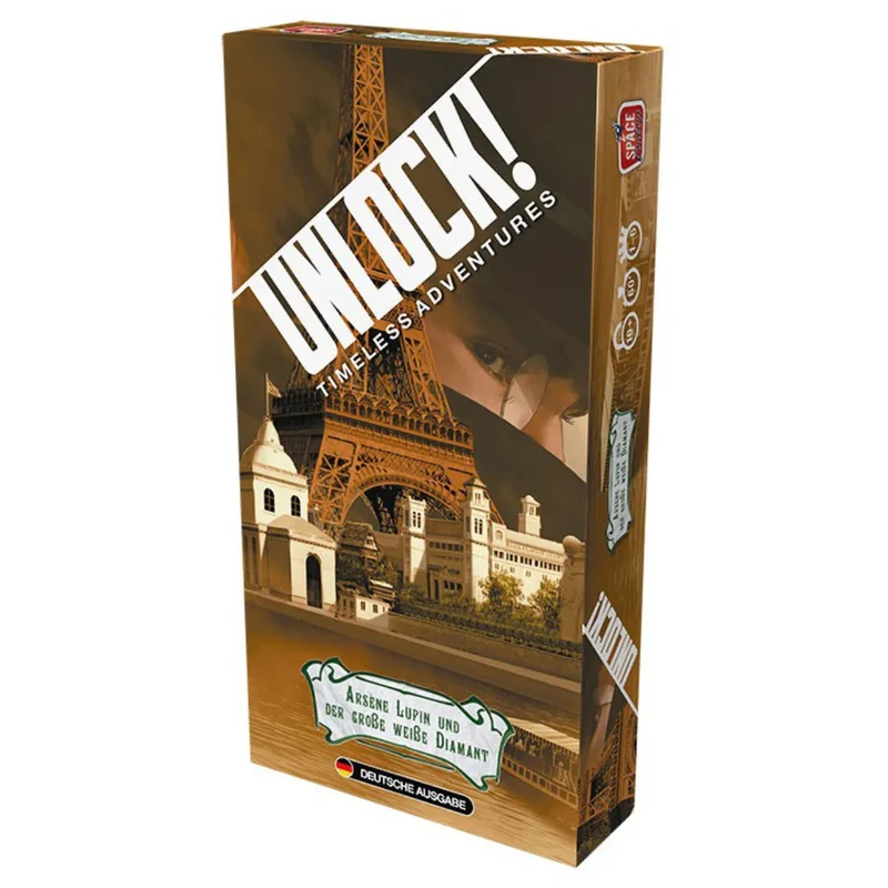 Asmodee - Unlock! Arsène Lupin und der große weiße Diamant (Einzelszenario) Box6B - deutsch