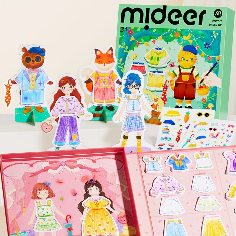 Malbuch zum Verkleiden für Kinder – Freunde aus dem Wald