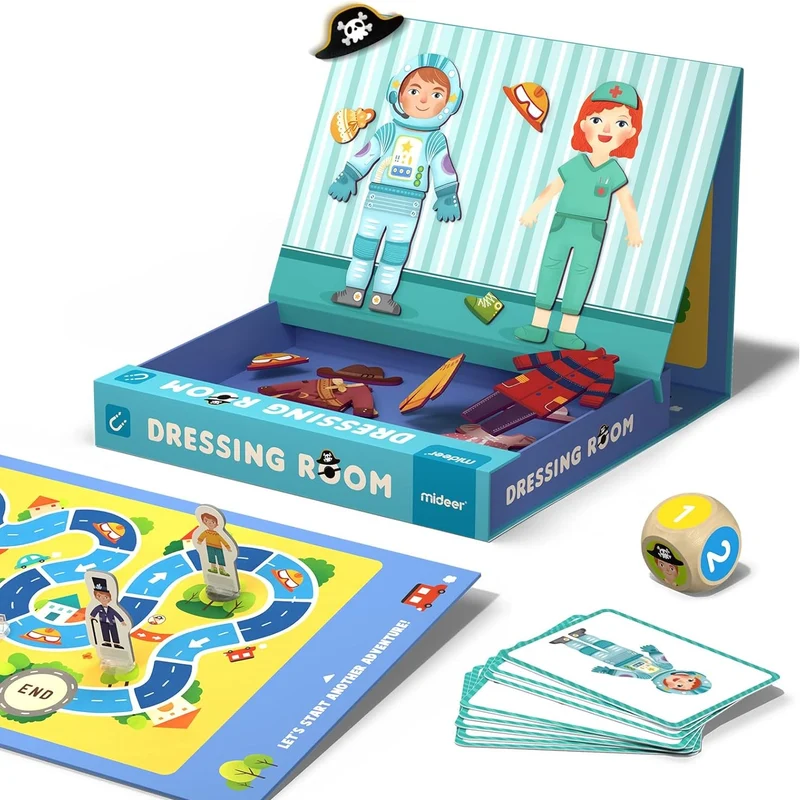 Magnetisches Puzzle und Spiel 2in1 – Kleidung